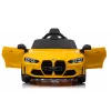 LEAN CARS Electric Ride On Car BMW M4 Yellow