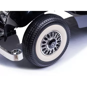 LEAN CARS Elektriline Sõiduauto Mercedes 540K Classic Premium LED Tuled MP3 Must
