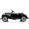 LEAN CARS Elektriline Sõiduauto Mercedes 540K Classic Premium LED Tuled MP3 Must