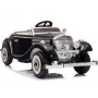 LEAN CARS Elektriline Sõiduauto Mercedes 540K Classic Premium LED Tuled MP3 Must