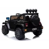 LEAN CARS Elektriline Sõiduauto Jeep BRD-7588 LED-tulede, MP3 ja kaugjuhtimisega, Must 4x4