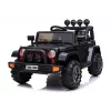 LEAN CARS Elektriline Sõiduauto Jeep BRD-7588 LED-tulede, MP3 ja kaugjuhtimisega, Must 4x4
