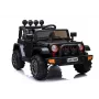 LEAN CARS Elektriline Sõiduauto Jeep BRD-7588 LED-tulede, MP3 ja kaugjuhtimisega, Must 4x4