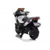 LEAN CARS Electric Ride-On Motorbike XMX609 White with MP3 and LED Lights