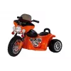 LEAN CARS Electric Ride On Motorcycle JT568 Police Orange LED