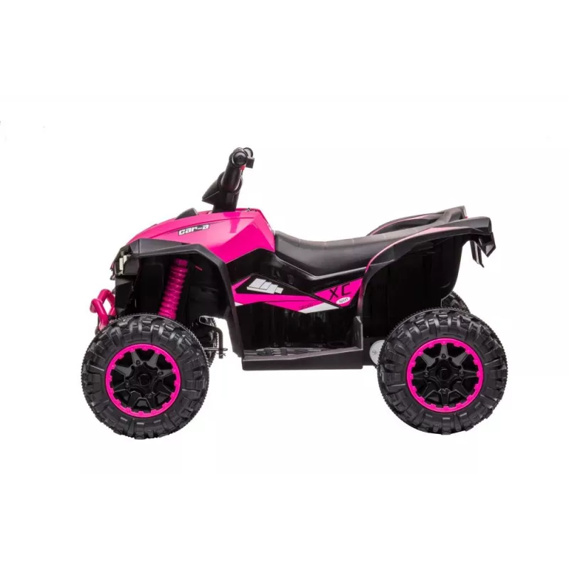 LEAN CARS Elektriline sõiduquad HL568 Roosa – 12V 2x30W Laste ATV muusika, LED-tulede, 30 kg kandevõimega