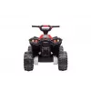 LEAN CARS elektriline laste ATV HL568 punane 6V akutoitega, LED-tulede ja muusikaga