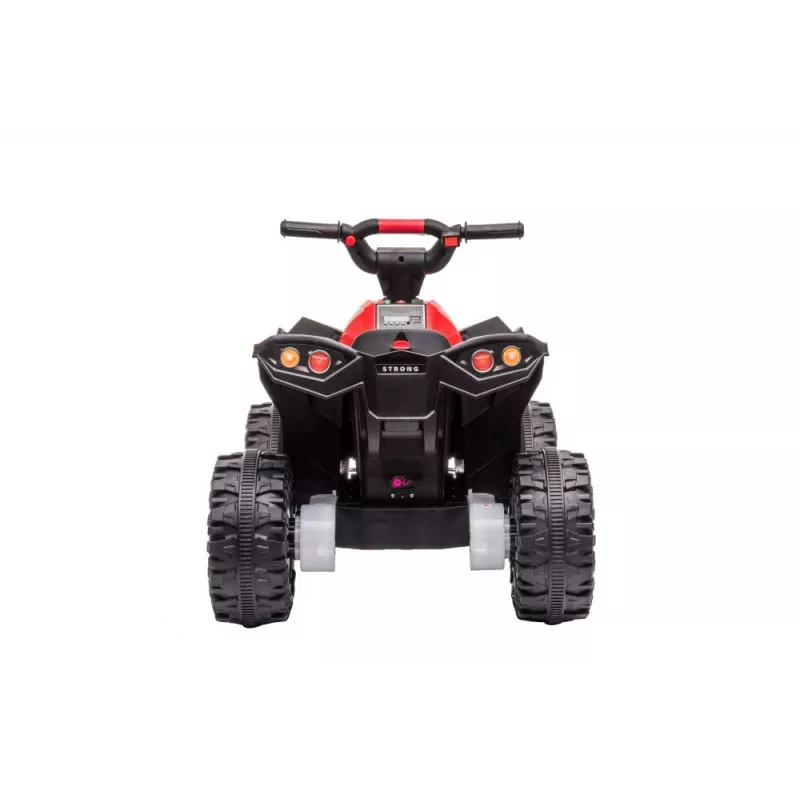 LEAN CARS elektriline laste ATV HL568 punane 6V akutoitega, LED-tulede ja muusikaga