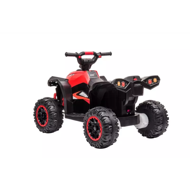 LEAN CARS elektriline laste ATV HL568 punane 6V akutoitega, LED-tulede ja muusikaga