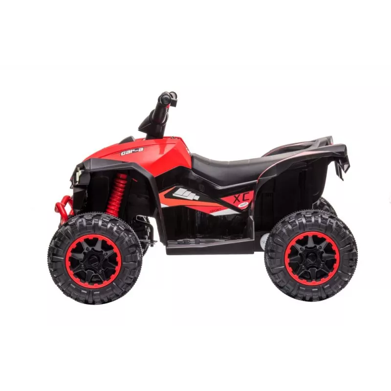 LEAN CARS elektriline laste ATV HL568 punane 6V akutoitega, LED-tulede ja muusikaga
