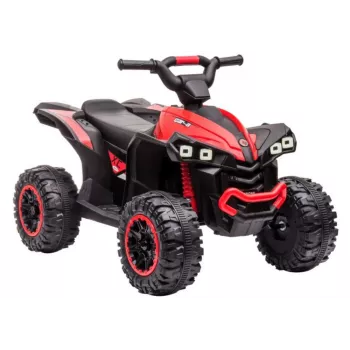 LEAN CARS elektriline laste ATV HL568 punane 6V akutoitega, LED-tulede ja muusikaga