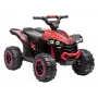 LEAN CARS elektriline laste ATV HL568 punane 6V akutoitega, LED-tulede ja muusikaga