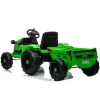 LEAN CARS Electric Ride-On Tractor with Trailer CH9959 Green