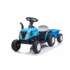 LEAN CARS elektriline traktor koos haagisega A009 sinine - 12V sõiduk, 2x35W, kaugjuhtimispult