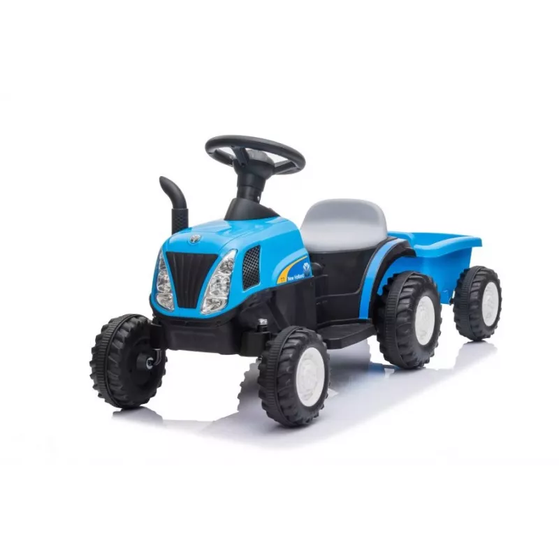 LEAN CARS elektriline traktor koos haagisega A009 sinine - 12V sõiduk, 2x35W, kaugjuhtimispult