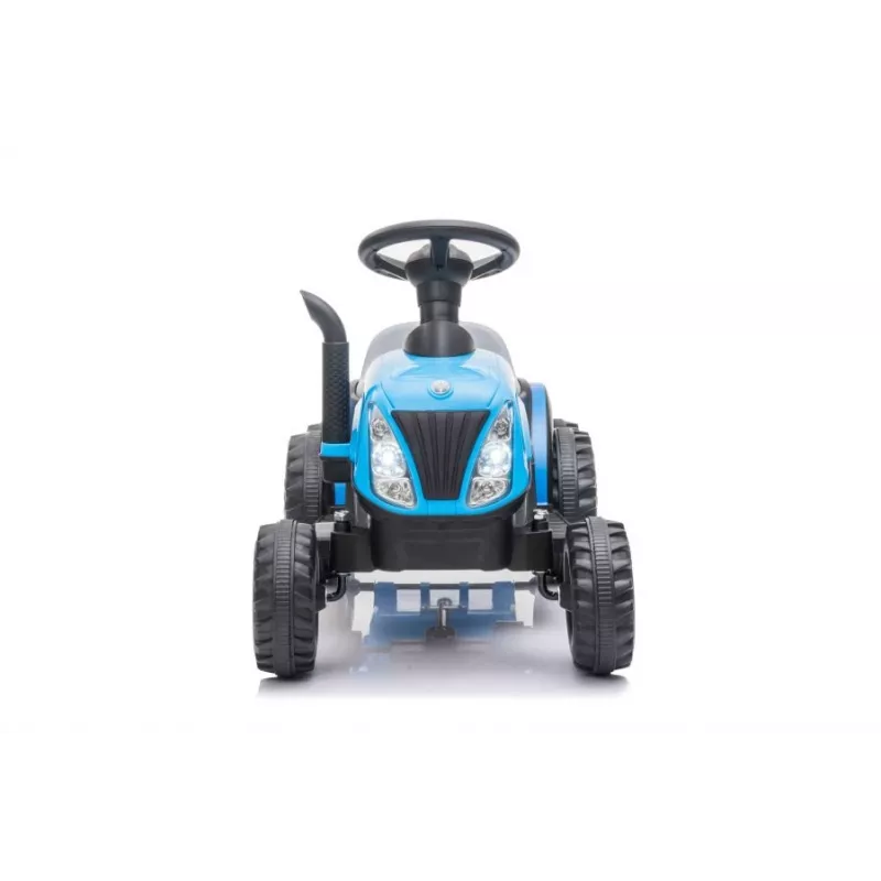 LEAN CARS elektriline traktor koos haagisega A009 sinine - 12V sõiduk, 2x35W, kaugjuhtimispult