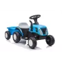 LEAN CARS elektriline traktor koos haagisega A009 sinine - 12V sõiduk, 2x35W, kaugjuhtimispult