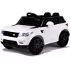 LEAN CARS HL1638 elektriline sõiduauto lastele - valge, 12V akutoitega, vanemlik kaugjuhtimispult, MP3, LED-tuled, EVA rattad