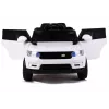 LEAN CARS HL1638 elektriline sõiduauto lastele - valge, 12V akutoitega, vanemlik kaugjuhtimispult, MP3, LED-tuled, EVA rattad