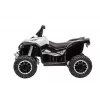LEAN CARS HL568 Valge laste elektriauto maastikuauto – 12V 2x35W, EVA rattad, LED-tuled, MP3/USB/AUX (mudel 13558)