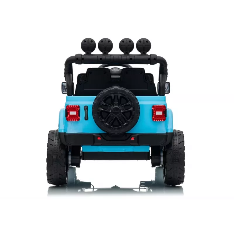 LEAN CARS Jeep Rubicon DK-JWR558 24V Hele Sinine Akuga Sõiduk koos Vanemate Kaugjuhtimispuldiga