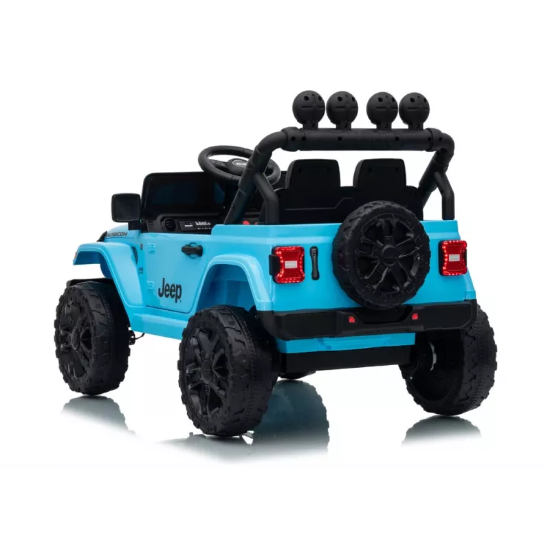 LEAN CARS Jeep Rubicon DK-JWR558 24V Hele Sinine Akuga Sõiduk koos Vanemate Kaugjuhtimispuldiga