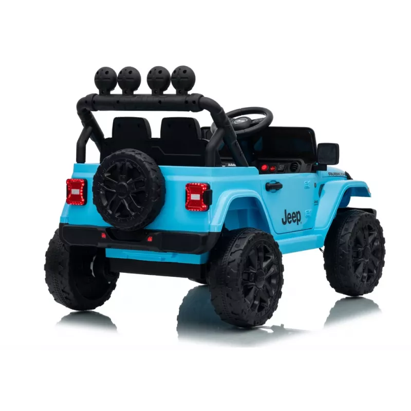 LEAN CARS Jeep Rubicon DK-JWR558 24V Hele Sinine Akuga Sõiduk koos Vanemate Kaugjuhtimispuldiga