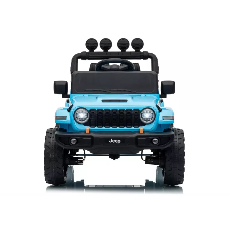 LEAN CARS Jeep Rubicon DK-JWR558 24V Hele Sinine Akuga Sõiduk koos Vanemate Kaugjuhtimispuldiga