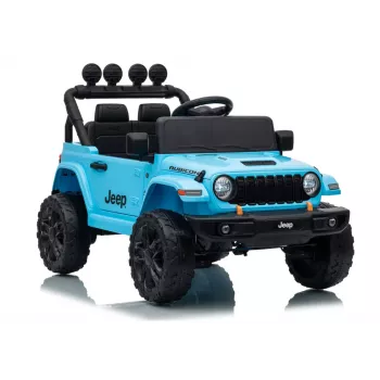 LEAN CARS Jeep Rubicon DK-JWR558 24V Hele Sinine Akuga Sõiduk koos Vanemate Kaugjuhtimispuldiga