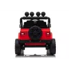 LEAN CARS Jeep Rubicon DK-JWR558 24V punane akutoitel sõiduk