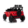 LEAN CARS Jeep Rubicon DK-JWR558 24V punane akutoitel sõiduk
