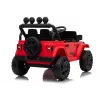 LEAN CARS Jeep Rubicon DK-JWR558 24V punane akutoitel sõiduk