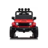 LEAN CARS Jeep Rubicon DK-JWR558 24V punane akutoitel sõiduk