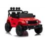LEAN CARS Jeep Rubicon DK-JWR558 24V punane akutoitel sõiduk