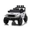 LEAN CARS Jeep Rubicon DK-JWR558 24V Valge patareitoitega sõiduk lastele