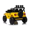 LEAN CARS Jeep Rubicon DK-JWR558 24V Kollane akuga sõiduk puldiga