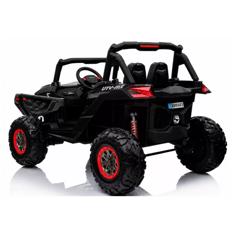 LEAN CARS Jeep XMX603 Electric Ride On Car - Black with MP3