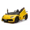 LEAN CARS Lamborghini Aventador SX2028 elektriline sõiduauto lastele, kollane