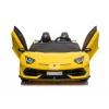 LEAN CARS Lamborghini Aventador SX2028 elektriline sõiduauto lastele, kollane