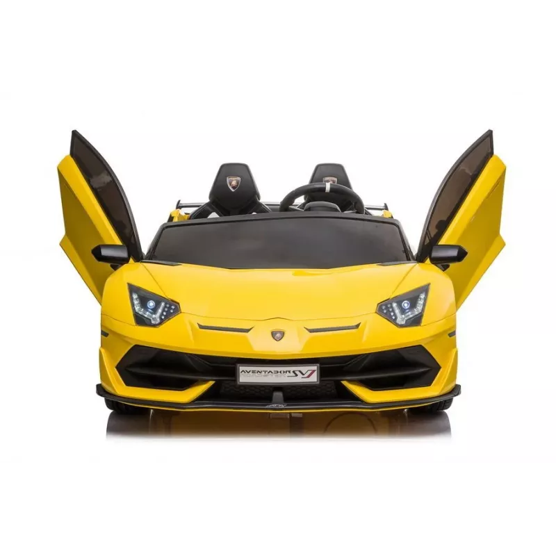 LEAN CARS Lamborghini Aventador SX2028 elektriline sõiduauto lastele, kollane