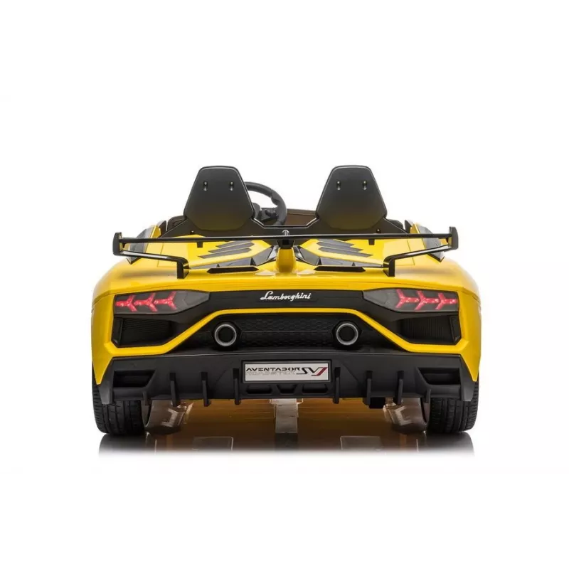 LEAN CARS Lamborghini Aventador SX2028 elektriline sõiduauto lastele, kollane
