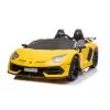 LEAN CARS Lamborghini Aventador SX2028 elektriline sõiduauto lastele, kollane