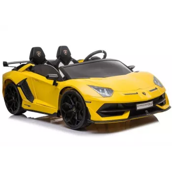 LEAN CARS Lamborghini Aventador SX2028 elektriline sõiduauto lastele, kollane