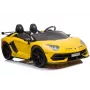LEAN CARS Lamborghini Aventador SX2028 elektriline sõiduauto lastele, kollane