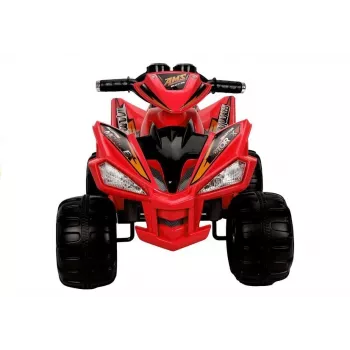 LEAN CARS Medium Quad Red - Elektriline Sõiduauto