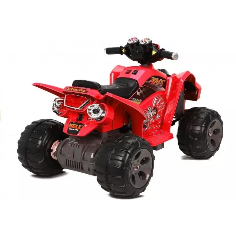 LEAN CARS Medium Quad Red - Elektriline Sõiduauto