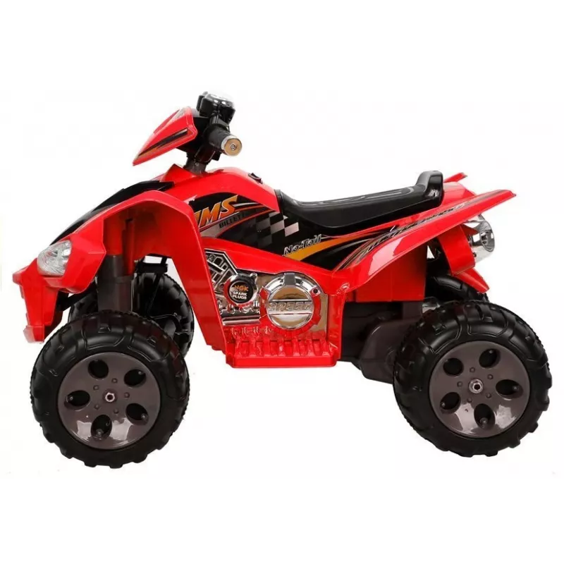 LEAN CARS Medium Quad Red - Elektriline Sõiduauto