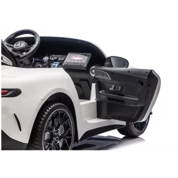 LEAN CARS Mercedes-AMG GT63 24V Valge Akutoitel Sõiduauto