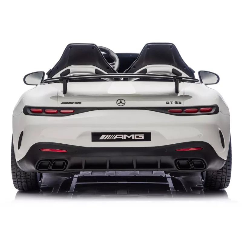 LEAN CARS Mercedes-AMG GT63 24V Valge Akutoitel Sõiduauto
