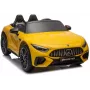 LEAN CARS Mercedes AMG SL63 akuga auto, kollane värvitud